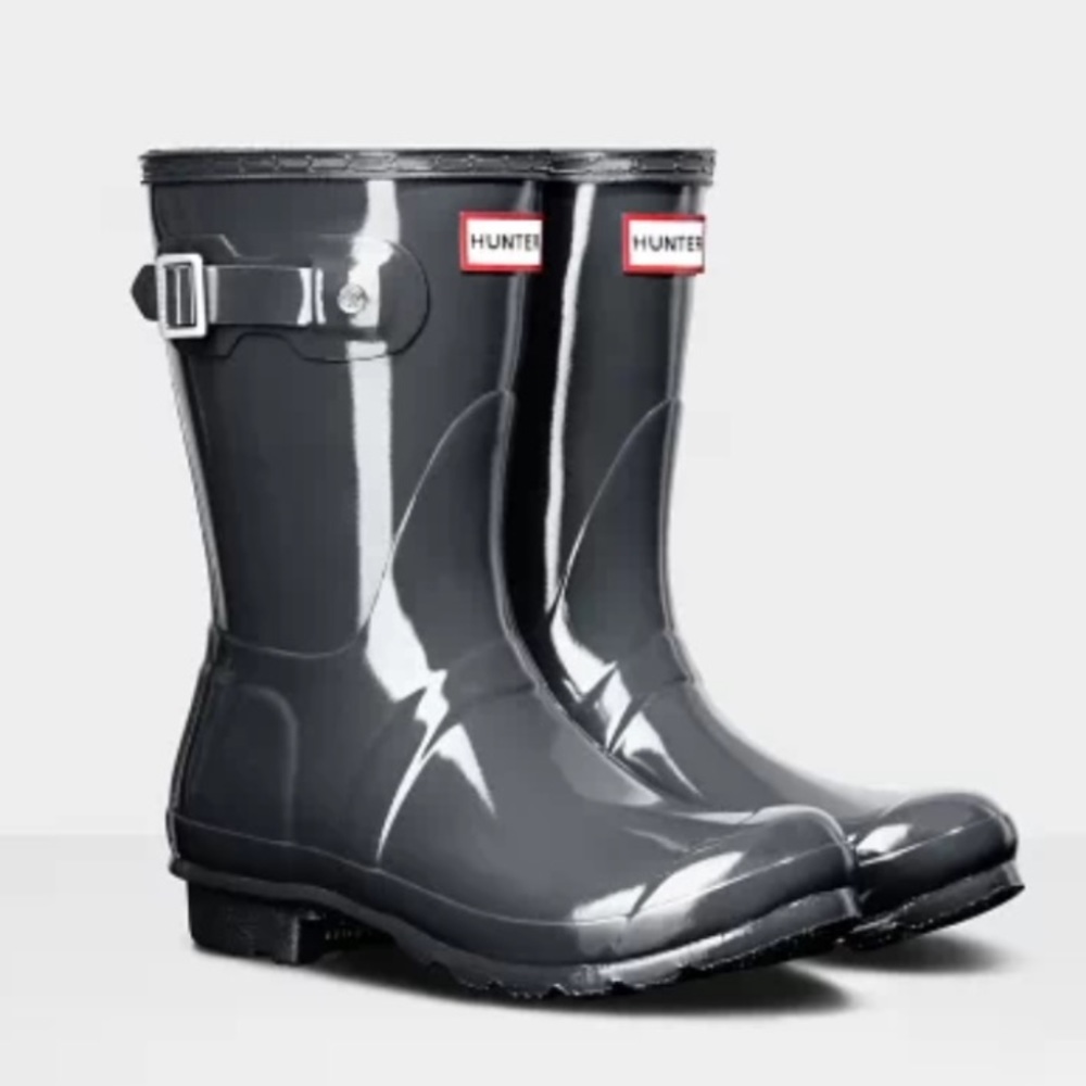 Original short gloss Hunter rain boots